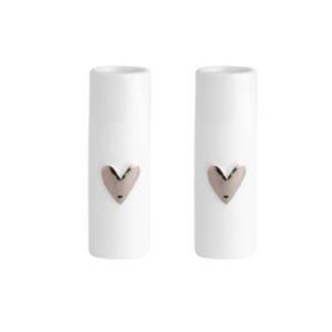 Mini-vase Coeur, argenté
