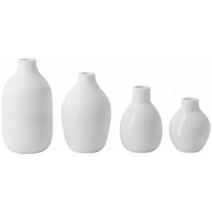 Mini vases pastel Blanc NEW