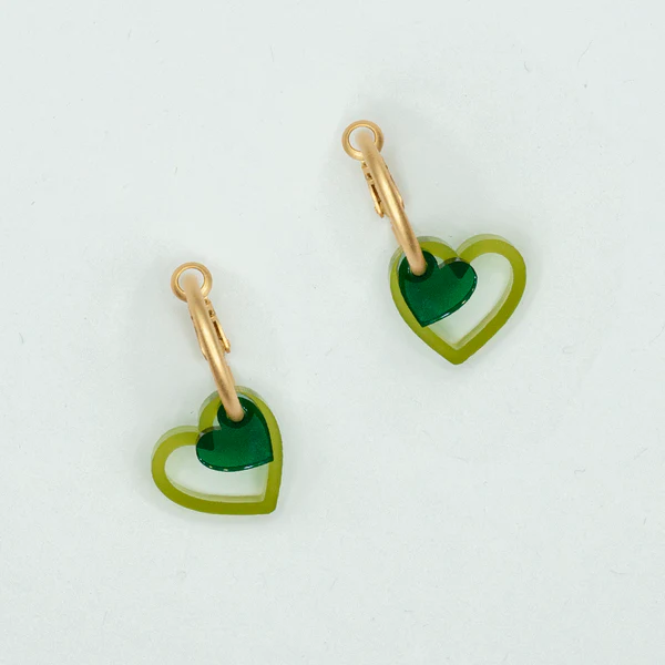 BO Double Coeur Vert
